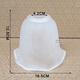 Temphe à lampe à lampe en verre givré