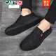 Kadile Crocodile Trendy Brand Summer Summer Breathable Canvas Zapatos para hombres Spring 2025 Nuevos zapatos de tela Old Beijing