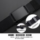 Feikawei Cinturón de hebilla automático para hombres Cinturón de hebilla informal Cinturón de trenza perezosa Cinturón militar para hombres Nylon Tactical Students [Gray] Hebilla automática 120*3.3cm