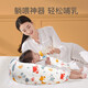 Tile Anti-vomiting Slope Pillow Baby Nursing Pillow Slope Cushion Newborn Soothing Pillow Cushion Breastfeeding Artifact 0-1 Years Old Hot Selling Lake Ocean (Class A Knitted Cotton) Suitable for 0-1 Years Old