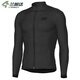 Lampada Windbreaker Men's and Women's Windproof Cycling Suit Road Bike Top Cycling Jacket Black L