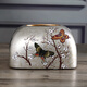 
Yonghuan European tissue box ornaments living room cardboard box napkin American creative ceramic Nordic dining table coffee table ins paper draw 1047 blue oriole blossom