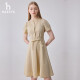 Hazzys Ropa para mujeres de verano Vestido de temperamento urbano de verano para mujeres AQWSC0BBC10 BEIGE BI L (165/88A 40)