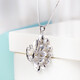 Yuan Shengfu's new PT950 high-quality fashionable peacock platinum pendant, fashionable and elegant platinum necklace pendant for women, 7.89 grams (excluding necklace)