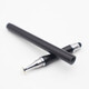 Teléfono móvil de iPad de lápiz estructural adecuado para manzana condensador de escritura a mano Pen de pintura de teléfono móvil Pintura móvil Cepillo delgado 2 en uno. Bolígrafo estructural (negro)