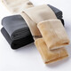 Feiyu winter thickened velvet leggings for women, warm high-waisted and slimming one-piece pants, black flesh-colored with feet, black velvet and thickened feet, super elastic (80-150 Jin Jin is equal to 0.5 kg)
