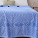Jingzhixiang cotton towel quilt old-fashioned pure cotton 100% washable summer blanket baby and child cover blanket air-conditioned quilt single and double ancient rhyme-blue 100% skin-friendly cotton 150*200cm single blanket about 2Jin Jin equals 0.5kg