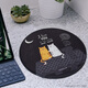 
Yishiku (EXCO) Xingqing mouse pad small computer office lock pad cartoon cute cartoon girl male simple round table mat 6995