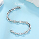 Platinum women's bracelet PT950 pig nose bracelet new fashion couple's platinum bracelet men's shiny PT950 bracelet about 12 grams 18 cm pre-order