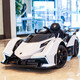 
Star Lulamborghini children's electric car four-wheel baby remote control baby toy car men and women can sit on people Military green [skin seat + soft tire + 12V14AH]