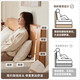 Original solid wood bed Modern simple bedroom suspended bed Japanese Nordic rechargeable oak 1.8 meters double bed L701I