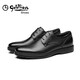 Goldlion men's shoes business formal shoes autumn simple lace-up suit lightweight leather shoes 59674007501A black size 40