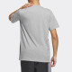 Ropa de adidas para hombres nuevos ropa deportiva de verano neo tejido transpirable en cuello redondo de altura corta de manga corta IP3887 gris s