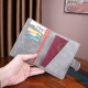 Sheton Study Abroad Passport Clip Passport Case Storage Case Portable Air Ticket Storage Clip Card Case Men's ID Pack Passport Case Coffee