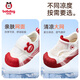 Babudou children's shoes, sandals, baby toddler shoes, non-slip breathable mesh, kindergarten indoor shoes, white shoes, tomato red size 27