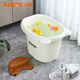 Rikang Badewanne Badewanne Badewanne Kinderbad Badewanne Badewanne Schwimmeimer Badewanne Badewanne Schwimmeimer Badhocker Beige x1001-3
