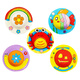Green Graffiti Paille Hat + accessoires Ensemble de 5 pièces de peinture de jouets d'extérieur pour enfants