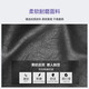 COW Men's Cuff Business Casual Clutch Envelope Bag Large Capacity Hand Grab C-9818 Black