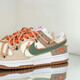 Nike (NIKE) custom shoes Dunk Low Fox's summer graffiti children's fun beige brown low-top shoes without return FD9922-151 Fox's summer custom style not 36.5