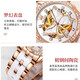OLEVS Swiss certified watch women's fully automatic mechanical watch luminous waterproof hollow women's watch fashion fashion women's watch OLEVS6622 women's ceramic white surface free engraving