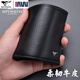 Seven Wolves men's short leather wallet 2025 new simple top layer cowhide horizontal wallet Youth Valentine's Day gift hot stamping label thickened