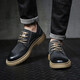 Tykt Work Schuhe Herren-Schnüre-up [Top-Layer Cowhide] lässige Lederschuhe Herren atmungsable Geschäft Herrenschuhe T56107 Brown 41