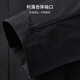 杉杉【防晒+三防薄款】西服男商务休闲凉感透气西装抗皱通勤外套男装 黑色 XL 180/100A