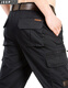 Jeep Jeep Frühling und Sommer neue Arbeit Hosen Freizeithosen Herrenhosen Elastizität Lose Großgröße Casual Multi-Pack Hosen Lange Hosen B9923 Grau Größe 34 Größe 2ft 6 Taillenkreis