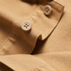 
Seven Wolf Short Sleeve T-shirt Men's Summer Pure Cotton Breathable Lapel Polo Paul Shirt Business Casual Fashion Commuter Men's Top 701 (Khaki) L 170/88A