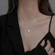 CHOMEL KINSEY Chinese Valentine's Day gift four-leaf clover clavicle chain 999 pure silver necklace girls light luxury niche 2025 new style one