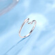 MZMZ platinum pair ring pt950 platinum ring knot proposal couple ring Valentine's Day birthday gift for girlfriend and wife, light luxury style - I will have you for the rest of my life.