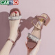 
CARTELO CARTELO Summer Thick Heel Sandals Fashion Fairy Wind Open-toed Women's Shoes KYF-829-1 Purple 38