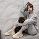 ADIDAS COCO COCA COLO CROCK Crock Men's Shoes Women's Shoes Yeezy Boost 380 Coconut 380 zapatos de carrera transpirables y acolchados FX9764/Mist Brown 38
