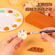 得力(deli)500g陶泥石塑粘土 雕塑黏土diy手工玩具陶泥塑橡皮泥陶艺 儿童生日幼儿园开学礼物赤褐色