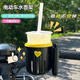 Electric car water cup holder type universal baby stroller storage mountain bike water bottle holder dark green + yellow