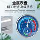 Chigo-Thermometer Innenbüro-Thermometer Hanges Treibhausentemperatur und Feuchtigkeitsmesser ZG-7011 (blau)