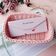 
Tingbai folding triangle glasses box for male and female students Korean fresh and cute creative and personalized portable sunglasses box Folded style-flamingo on white background glasses cloth