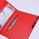 Bailiwen BL3881 RED A4 Dossier de signature en cuir Cérémonie Business Folder Contrat Contrat Contrat Contrat de négociation Folder Dossier de vente en cuir Folder Folder Custom Logo