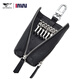 Sieben Wolves Herrenschlüsselbeutel Leder Reißverschluss Coupon Wallet Bag Coat Leder Speicher Herrenauto Schlüsselbund Schlüsselkette Schlüsselbeutel Neue Modellstart (Geschenkboxverpackung)