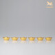 Kupfer Master <echte Goldbeschichtung feste Kupferzutaten> Wohnzimmer Desktop Kupferschmuck Home Dekoration Handwerk Geschenke Real Gold Plattierung Massive Kupferzutaten Medium 6 Sets