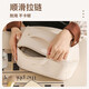 Natural House Cosmetic Bag Women's Portable Large Capacity Toiletries Bag Ins Premium Internet Celebrity Travel Cosmetics Storage Bag Milk Apricot White Cream Texture Extra Large Capacity