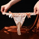 Sous-vêtements sexuels pour hommes adultes Perverted, sangles transparentes, bas, taille basse sexy grande taille couple couple ouvrie