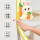 Cuttlefish height sticker 3D cartoon rabbit height sticker Removable living room baby measurement height sticker decorative wall sticker