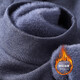 Herrenpullover im Winter mit Samt verdickte halbe Rollkragenpullover-Pullover-Pullover-Strickpullover-Hemd-Hemd-Hemd-Kleidung für Herren-Kleidung [hinzugefügt.