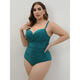 
JPVHZXOne Piece Swimwear Women big size One-piece swimsuit big size bikini women 9926 deep coffee 0XL
