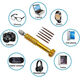 AseBlarm mobile phone watch glasses clock repair machine set five -in -one mini small screwdriver height hard batch head 5 -in -1 screw knife blue no Specifications