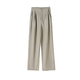 Pantalones de textura hechos por el algodón para primavera y otoño Summer Los nuevos pantalones casuales caídos de mujeres sueltas para la cintura delgada de las mujeres Pantalones estrechos de las piernas ancho 687 Green-Green [alta calidad] 25.5 2xl 140jin [Jin equivale a 0.5 kg] -165Jin [Jin equivale a 0.5 kg]