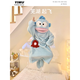 Kommandant Bear Funny Clown Fish Koralle Velvet Pyjama, bester Freundes Paar Cartoon Long Nighthot, Hauskleidung verdickt, blaues Hai Single Nachthemd #4839 M Empfohlen 75-120jin [Jin ist 0,5 kg]