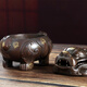 Auspicious beast Suanni plate incense burner alloy antique furnace indoor incense burner home decoration creative ornaments craft gifts antique style Suanni plate incense burner
