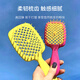 
Janeke Italian Jeniga Massage Comb MINI (Rose Red and Blue) Honeycomb Honey Shunfa Massage Dry Wet Three-Purpose Comb 5024